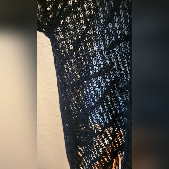 Black Lightweight Cover Cardigan - Picture 3 of 5